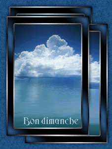Gif animé Bon dimanche mer